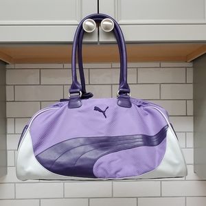 Puma gym bag, purple